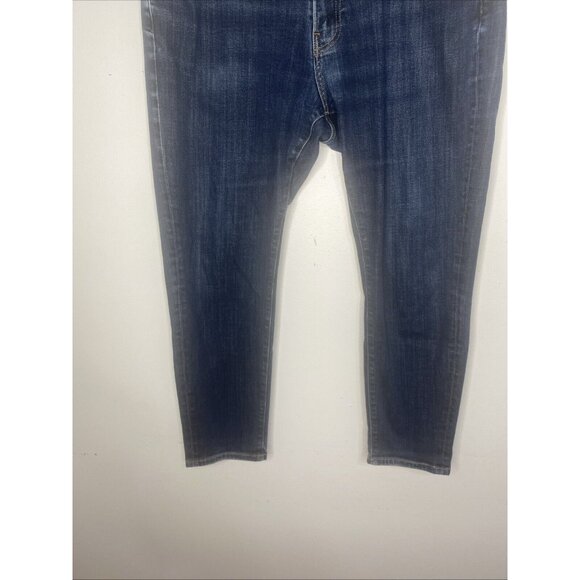 Lucky Brand Mens 411 Athletic Taper Stretch Denim Jeans Blue 38x30 Dark Wash - Picture 4 of 10